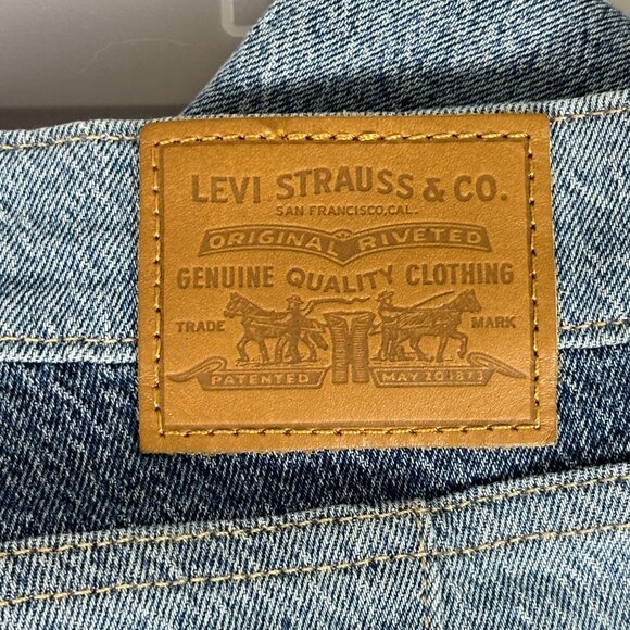 Levi's Wedgie Bootcut Premium Denim Patchwork Jeans - Picture 12 of 16